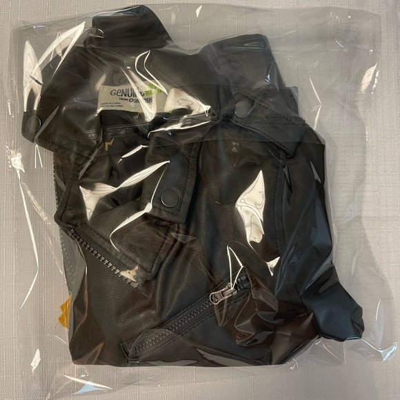 Genuine Kids by Osh Kosh Faux Leather Motorcycle Jacket | Size 5T - Picture 15 of 15